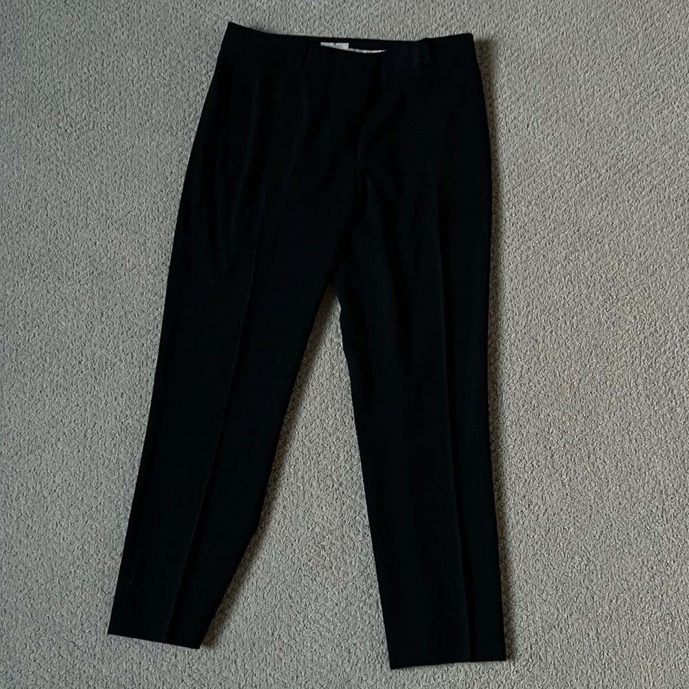 Black Kate spade ankle pants.